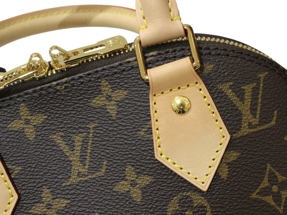 LOUIS VUITTON Alma Monogram Brown Handbag Shoulder LV